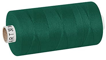 dalipo - Polyester Nähgarn Stärke 30, Polstergarn, 300m, dunkelgrün