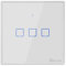 Interruttore Intelligente, SONOFF T2 3Gang Luce Controllo RF Wireless WiFi da Muro, Interruttore a 3 Canali per Soluzioni di Automazione della Casa Intelligente (EU Type, 1-way