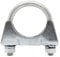60mm Heavy Duty Exhaust Clamps U Clamps for Exhaust U Bolts for TV Aerial Pipe (Pack of 2)