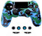 Taifond Anti-Rutsch-Silikon-Controller-Abdeckung für PS4/Slim/Pro Controller Camo Blue