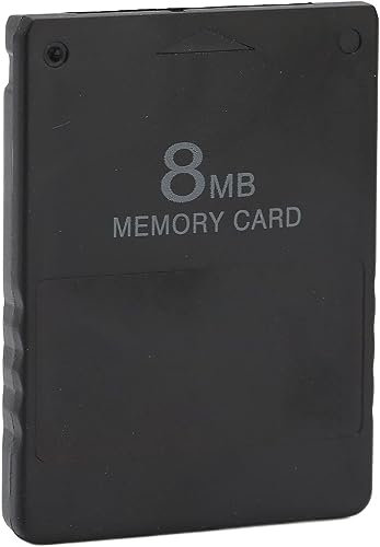 Gamer Gear 8MB High Speed Memory Card for Sony Playstation 2 PS2 Black