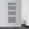 Warmehaus 600W Electric Heated Towel Rail Thermostat 1500 x 600mm Electric Towel Rail with Thermostat Electric Ladder Radiator Chrome Straight Towel Warmer