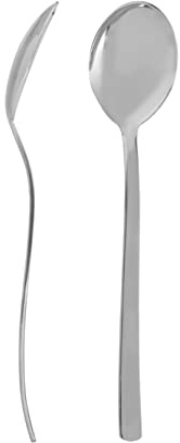 INOXPRAN - Cucchiaino da Caffè VENEZIA, Realizzato in Acciaio Inossidabile, Resistente e Duraturo, Design Elegante e Moderno, 100% Made in Italy, Lavabile in Lavastoviglie