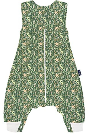 Alvi Sleep-Overall Light Baby Schlafsack mit Füßen Sommerschlafsack Kinderschlafsack aus Baumwolle (GOTS Underwater World, 90 cm)