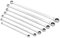 Draper Expert HI-TORQ 8 mm to 19 mm Combination Spanner Set | 7-Piece Chrome Vanadium Steel Hand Tools |Metric Manual Plated Tools | 27778