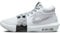 Nike Lebron Witness VIII, Basketball Shoe Uomo, White/Black-Lt Smoke Grey, 41 EU