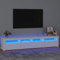ARKEM Mueble de TV con Luces LED Blanco 210x35x40 cm Mueble Television Salon Muebles HabitacióN
