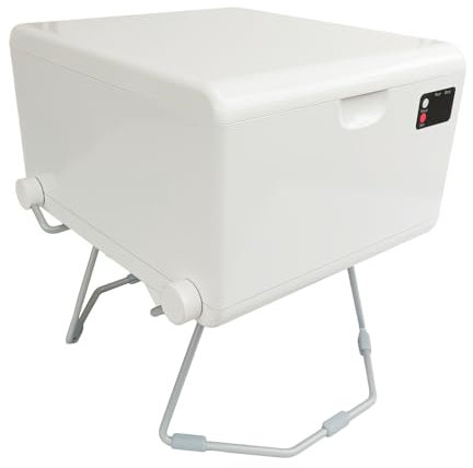 LooSeal EVO Toilettes à souder mobiles avec batterie, toilettes de camping pour camionnettes, tentes et voitures (blanc)