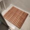 Badematte Holz Badematte aus Holz für Badezimmerböden, 30 40 50 60 70 80 90 100 cm Badematte für Drinnen und Draußen, Rutschfestes Lattenrost aus Naturholz für Badewanne/Küche/Tür(30x50cm(11 3/4x19 3/