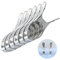 6 Pezzi Mollette Acciaio Inox,12 cm Mollette Grandi Pinze Asciugamani Spiaggia Mollette per Asciugamani da Spiaggia,Mollettoni per Teli Mare per Vestiti,Calze,Sigillatura Degli Alimenti-Argento