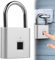 Vorhängeschloss Fingerabdruck mit USB-Aufladung - Smartes Schloss Wasserdicht & Wetterfest für Fitnessstudio, Gepäck, Spind, Schrank- Schlüssellos Sicherheitsschloss