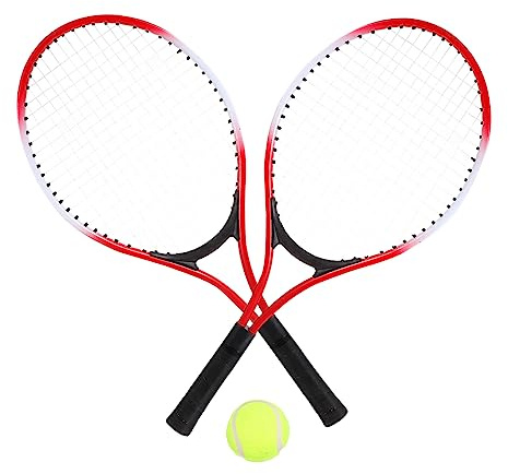 1 Satz Tennis Set für Racket und Ball für Outdoor Aktivitäten und Tragbar Anfänger und Strandspiele