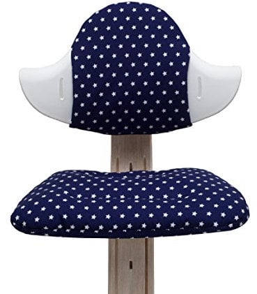 Blausberg Baby - Sitzkissen Set für Nomi Hochstuhl von Evomove (Blau Stern)