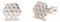 Loveyourdiamonds Silberne Lebensblume Ohrstecker aus 925 Sterling Silber