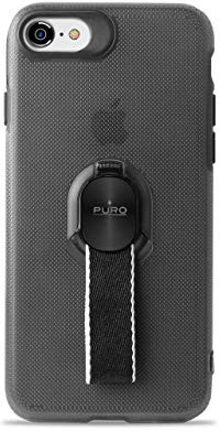 Puro IPC747CMAGSTRAPBLK Magnet Strap Schutzhülle für Apple iPhone 7/8 Schwarz