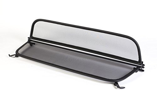 Tief-Tech Windschott für Opel Vauxhall Cascada 2013-2017 - Klappbar - mit Schnellverschluss – Schwarz | Windabweiser | Windblocker | Wind Deflector