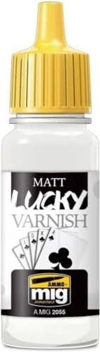 AMMO MIG-2055 - Barniz Mate Lucky (tamaño 17 ml), Multicolor