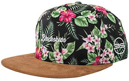 Blackskies Snapback Cap Wildleder Camo Denim Schirm Flanell Unisex Premium Baseball Mütze Kappe Wolle, Oahu, Einheitsgröße