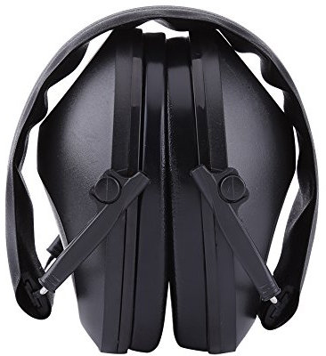 Cuffie Antirumore, Akozon Cuffie Lavoro Antirumore Riduzione del Rumore Protezioni Auricolari Acustici per Riprese di Lavoro Otoprotettori Professionali(12-Nero)