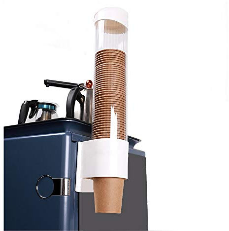 Porte-gobelets jetables,Distributeur de gobelets jetables à Fixation Murale - Distributeur de gobelets en Papier ou en Plastique,Installation Facile à l'aide d'aimants (L)