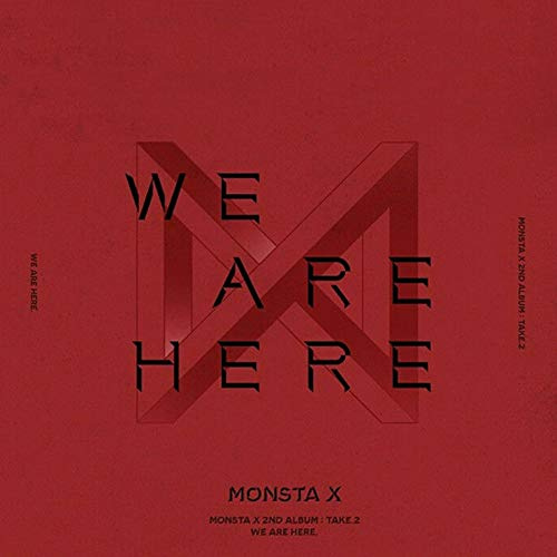 MONSTA X TAKE.2 WE ARE HERE 2nd Album RANDOM VER. Photo Book+2p Photo Card+TRACKING CODE K-POP SEALED