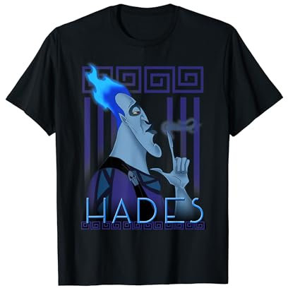 Disney Hercules Hades Geometric Portrait Camiseta