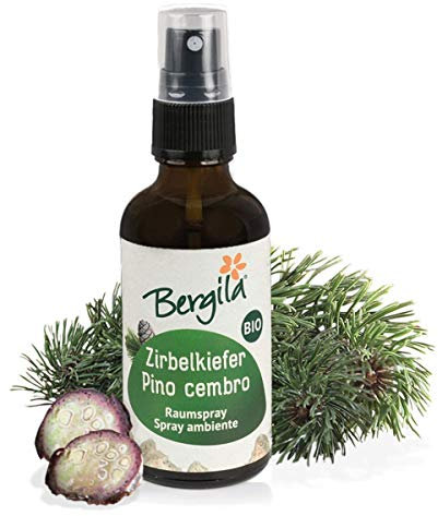 Bergila Zirbelkiefer Raumspray 50 ml BIO - aus 100% natürlichen, biologischen Rohstoffen - kontrollierte und zertifizierte Qualität aus Südtirol