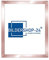 Bildershop-24 Puzzlerahmen London für Puzzle ca. 1500-2000 Teile 60x85cm 85x60cm Rosegold mit Acrylglas