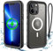 Transy Clear Case for iPhone 13 Pro Max | Waterproof, MagSafe Compatible, 6.7, Shockproof, Full Protection, Built-in Screen Protector