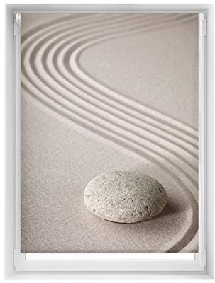 Blindecor Easy Verdunkelungsrollo ohne Bohren, Digitaldruck, 100 x 150 cm (Breite x Höhe), Stoffmaß 97 x 145 cm, Thermo-Rollo