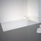 Schulte receveur de douche 80 x 160 x 3,2cm, blanc, effet pierre ultra léger (19.4 kg), rectangulaire, extra plat à poser ou à encastrer, bac douche, antidérapant classe B DIN 51097