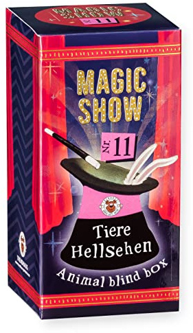 TRENDHAUS 957795 Magic Show Nr. 11 [ Tiere Hellsehen ], Verblüffende Zaubertricks für Kinder ab 6 Jahren, Inkl. Online-Videos