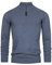 Indicode Herren Gore Pullover aus 80% Baumwolle mit Stehkragen | Strickpullover für Männer China Blue Mix, M