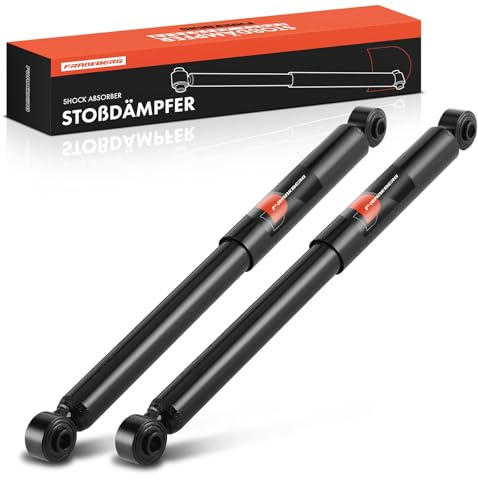Frankberg 2x Stossdämpfer Stoßdämpfer Hinten Links Rechts 460mm Gasdruck | Kompatibel mit Jimny Geländewagen Geschlossen SN 1998-2025 Replace# 343288, 4170077A00