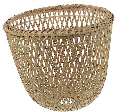 DOITOOL Bambus Lampenschirm Gewebter Dekorativ Für Kronleuchter Licht Zubehör Für Wohnzimmer Restaurant Bar Handgemacht Naturmaterial Komfortables Design