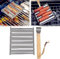 CMLLING Hot Dog Roller für Grill, 6 Rollen für 5 Hot Dogs, Edelstahl