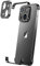 Losin Compatible with iPhone 15 Case with Camera Lens Protector, Aluminum Metal Frameless, Borderless Design, Slim Thin & Lightweight, Shockproof Protective Bumper Cover, for Women and Men (Black)