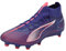 PUMA Ultra 5 Match+ FG/AG, Soccer Shoe Unisex-Adulto, Lapis Lazuli White-Sunset Glow, 40.5 EU