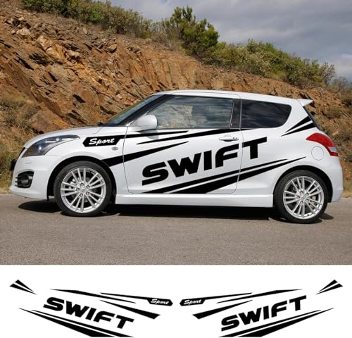 IBLUON Autotür-Seitenaufkleber, Sportgrafik, Styling, Dekoration, Aufkleber, für Suzuki SWIFT 3 4 Mk2 Zc31s Zc33s Autozubehör