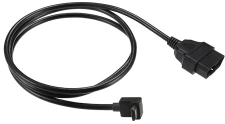 Hihaha KFZ-Kabel OBD2 für Ford Xcalible X4 / Innen/Langlebiges Kunststoffgummi-Legierungsmaterial/Länge 150 cm / 1 Stück Schwarz