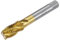 sourcing map Tarauds filetés à cannelure en spirale, 3/4-10 UNC 2B, revêtement en titane 6542, outils de taraudage machine en acier rapide pour réparation de machiniste