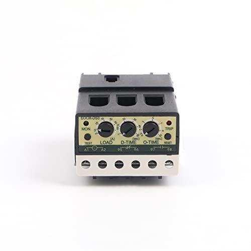 JRXFXEKW Arrancador de 220 V Protector de sobrecarga térmica Relé térmico de sobrecorriente Configuración de Tiempo Interruptor de Arranque Inteligente EOCR-DS3(Size:3A-30A)