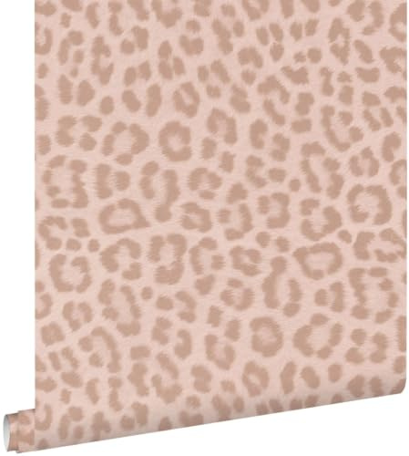 Esta Home Tapete Leopardenmuster Puderrosa 53 cm x 10.05 m