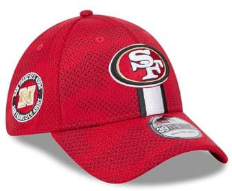 New Era Herren Scarlet San Francisco 49ers 2024 Sideline 39Thirty Flex Hat