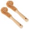 Bottle Brush Set of 2 Washing Up Brushes Wooden Handle Natural Coir Fibre Brushes Kitchen Brush Set Water Bottle Cleaner