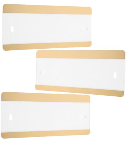 Operitacx 3pcs Acrylic Door Sign Holder Office Door Name Plate Home Office Decor Informative Sign for Numbers Plaques