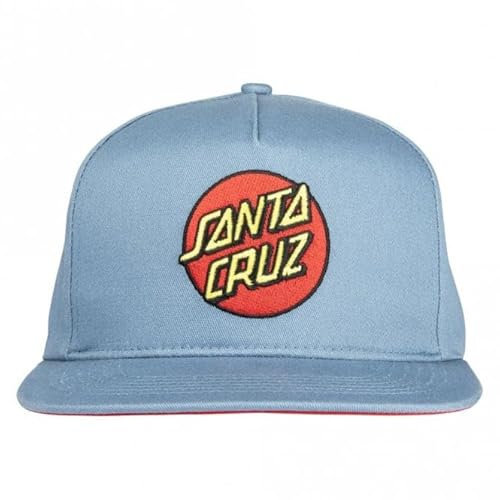 Santa Cruz Classic Dot Snapback Cap - Dusty Blue, blau, Einheitsgröße