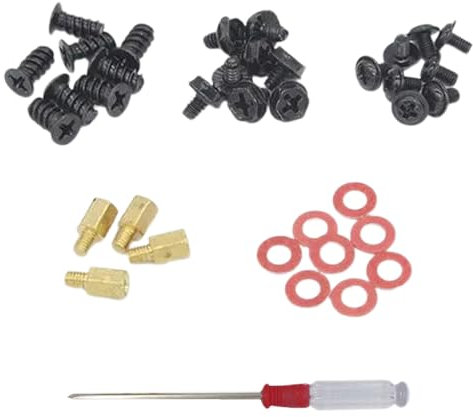 MLWSKERTY Professional PC Screws Motherboard Standoffs Assortment Set Widely Applications for Various Computer Components Protective Cover