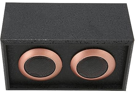 LTSQIN Altavoz de agudos de madera, monitores activos de campo cercano, monitor de estudio, sonido sin pérdidas, altavoz de agudos pasivo de madera, para PC y televisores (negro)