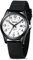 LN LENQIN Reloj Hombre Reloj Analógico de Cuarzo para Hombre Resistente al Agua Luminosa Casuales de Negocios de Moda Relojes de Pulsera con Fecha Banda de Silicona (White)